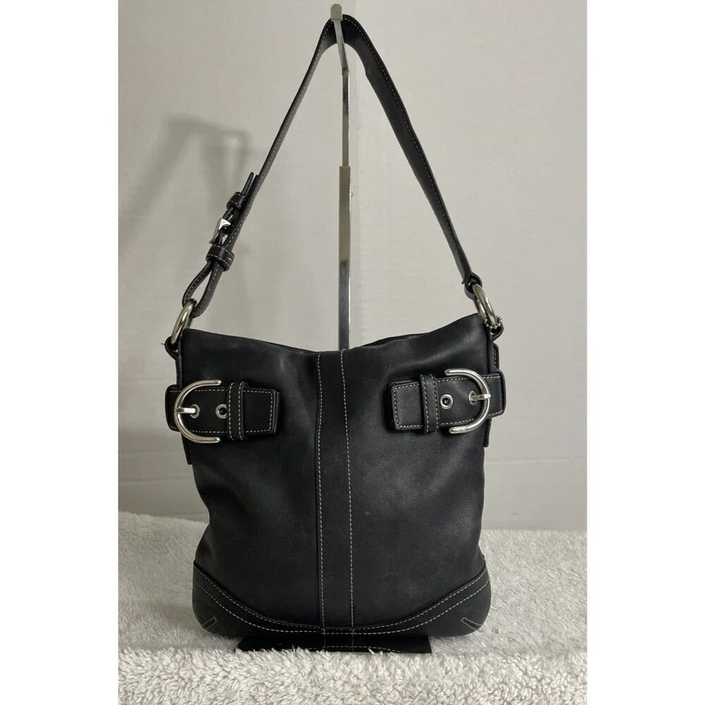 Vintage ‘05 Coach 1453 Soho Slim Leather Mini Tote Mint